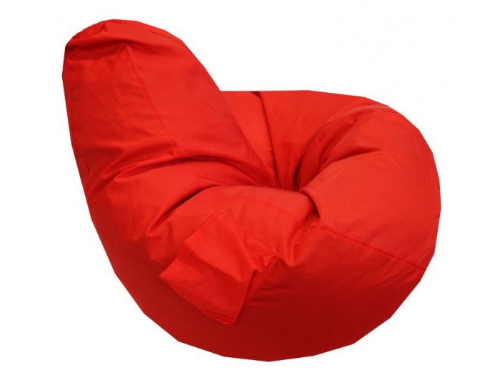 ПУФ Барбарон LUXE XL голяма круша - водонепропусклив (червен гумиран/промазка)